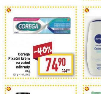Billa Corega fixační krém na zubní náhrady nabídka