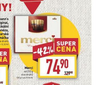 Billa Merci nabídka