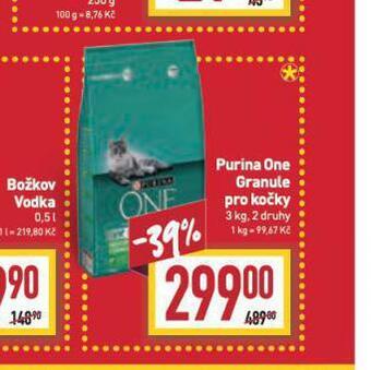 Billa Purina one granule pro kočky nabídka