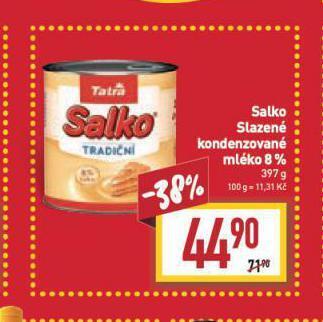 Salko slazené kondenzované mléko 8%