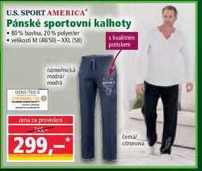 Norma Pánské sportovní kalhoty nabídka
