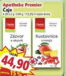 Norma Apotheke premier čaje 20x2 g nabídka