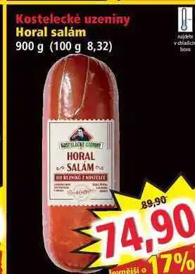 Norma Kostelecké uzeniny horal salám 900 g nabídka