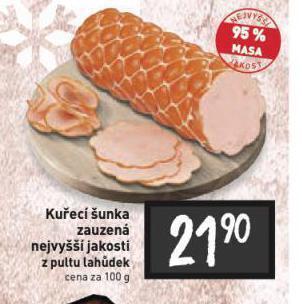 Billa Kuřecí šunka zauzená nabídka