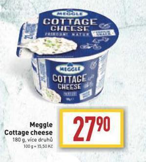 Billa Meggle cottage cheese nabídka
