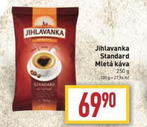 Billa Jihlavanka standard mletá káva nabídka