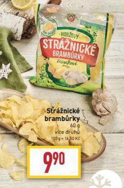 Billa Strážnické brambůrky nabídka