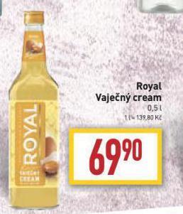 Billa Royal vaječný cream nabídka