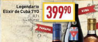 Billa Legendario elixir de cuba 7yo nabídka