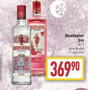 Billa Beefeater gin nabídka