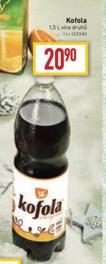 Billa Kofola 1,5l nabídka