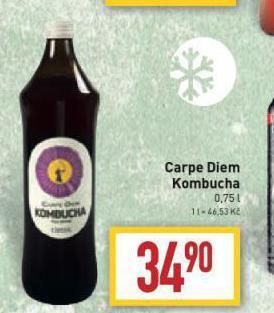 Billa Carpe diem kombucha nabídka