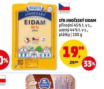 Sýr jihočeský eidam