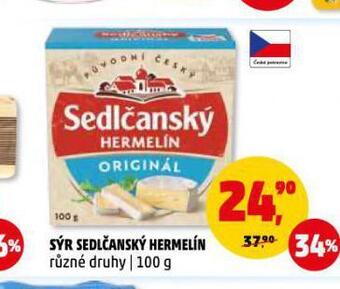 Penny Market Sýr sedlčanský hermelín nabídka