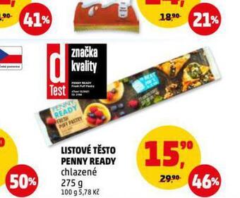 Penny Market Listové těsto penny ready nabídka
