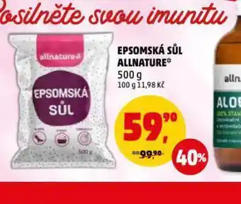 Penny Market Epsomská sůl allnature nabídka