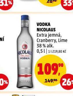 Penny Market Vodka nicolaus nabídka