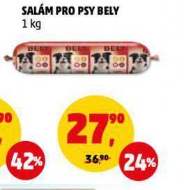 Penny Market Bely salám pro psy nabídka