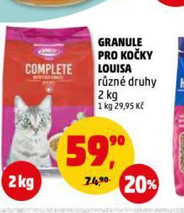 Penny Market Louisa granule pro kočky nabídka