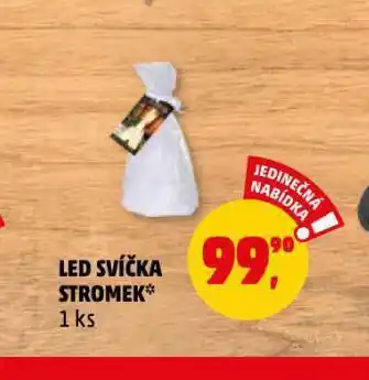 Penny Market Led svíčka stromek nabídka