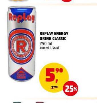 Penny Market Replay energy drink classic nabídka