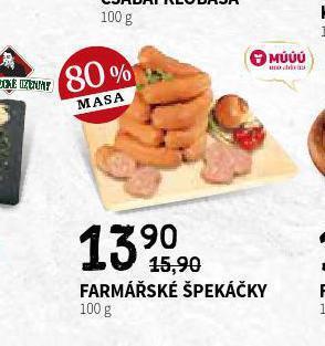 Terno Farmářské špekáčky nabídka