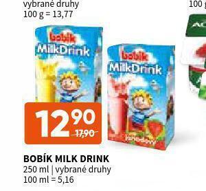Terno Bobík milk drink nabídka