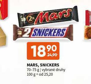 Terno Snickers nabídka