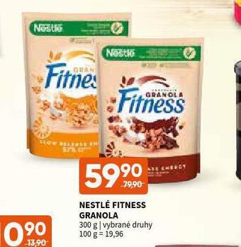 Terno Nestlé fitness granola nabídka