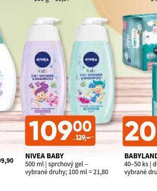 Terno Nivea baby sprchový gel nabídka