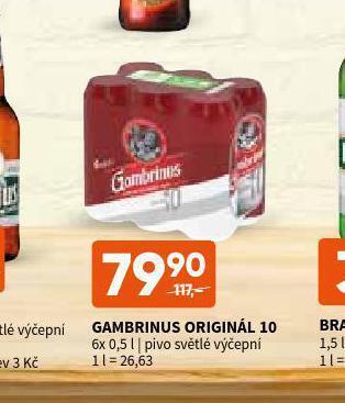 Terno Pivo gambrinus nabídka