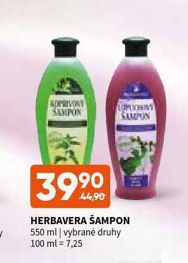 Terno Herbavera šampon nabídka