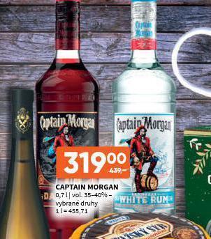 Terno Captain morgan nabídka