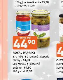 Terno Royal papriky nabídka