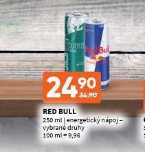 Terno Red bull energy drink nabídka