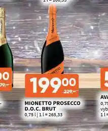 Terno Mionetto prosecco d.o.c. brut nabídka
