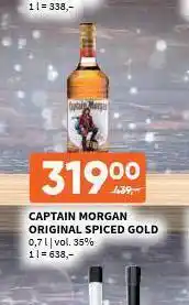 Terno Captain morgan spiced gold nabídka