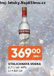 Terno Stolichnaya vodka nabídka