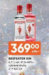 Terno Beefeater gin nabídka