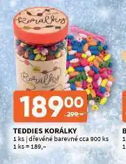 Teddies korálky