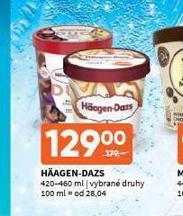 Terno Haagen-dazs zmrzlina nabídka