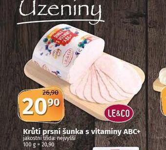 Coop Krůtí prsní šunka nabídka