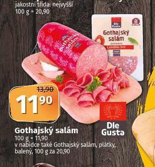 Coop Gothajský salám nabídka