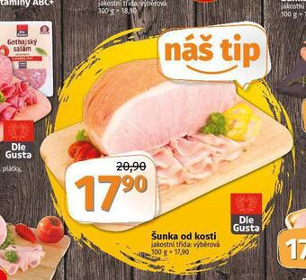 Coop Šunka od kosti nabídka