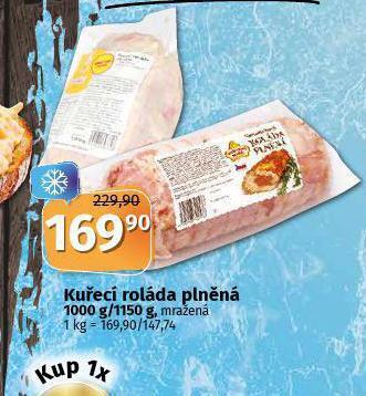 Coop Kuřecí roláda plněná nabídka