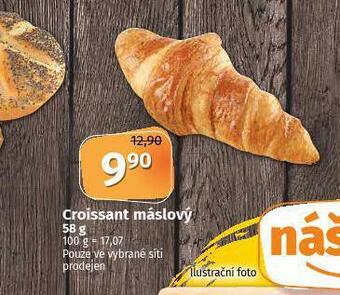 Coop Croissant máslový nabídka