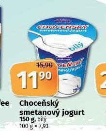 Coop Choceňský smetanový jogurt nabídka