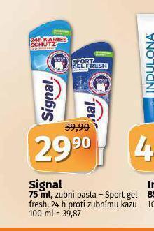 Coop Signal zubní pasta nabídka