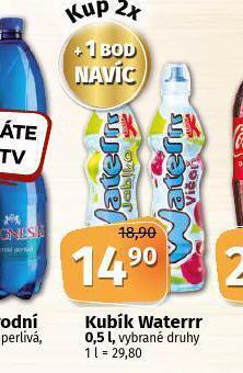 Coop Kubík waterrr nabídka
