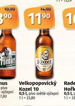 Coop Pivo velkopopovický kozel nabídka